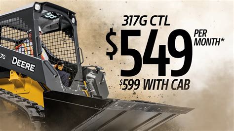 deere skid steer lease|skid steer lease cost.